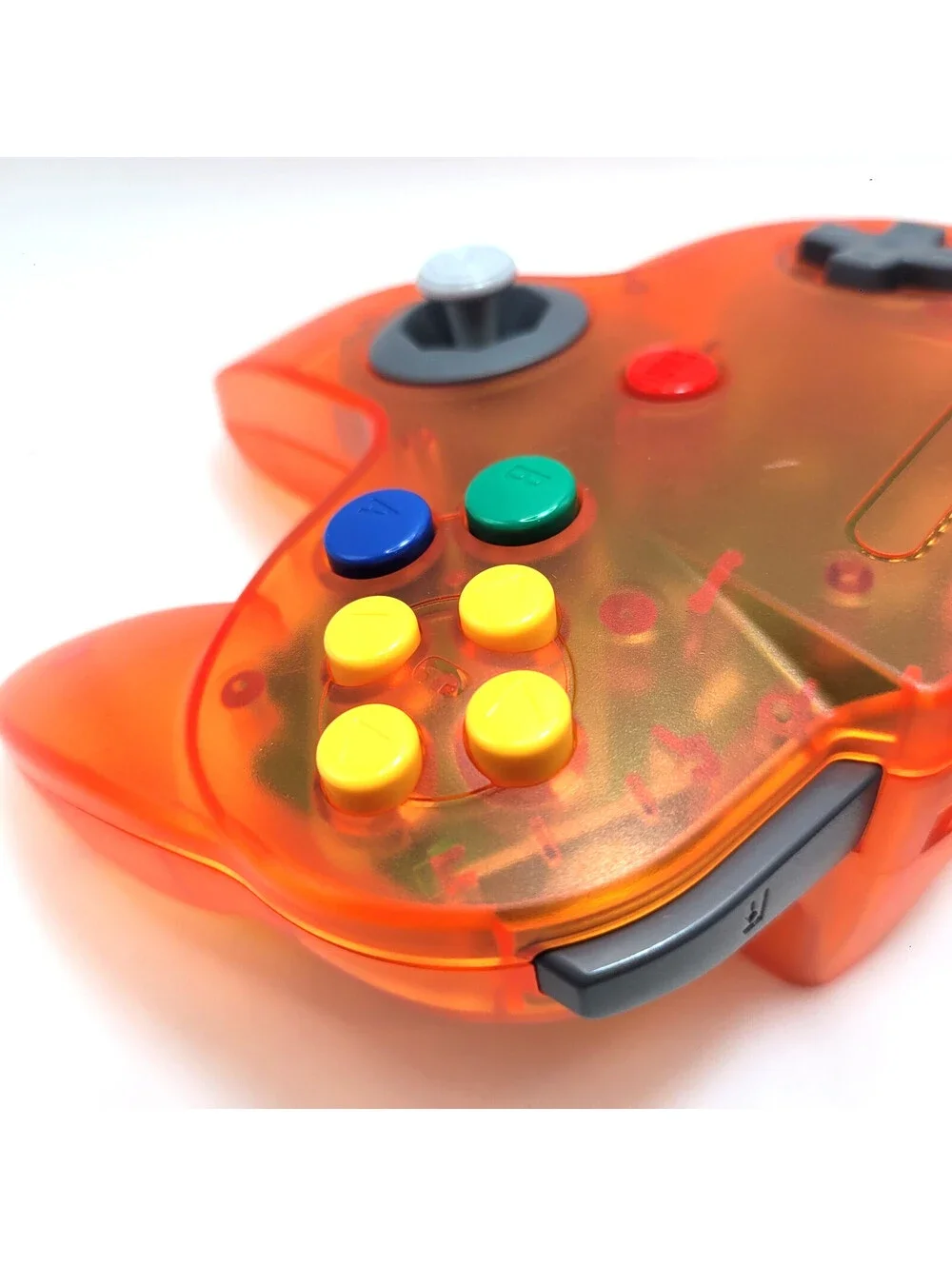 Nintendo 64 Wired Controller for N64 - TeknoGame® - Fire Orange - NEW IN BOX!
